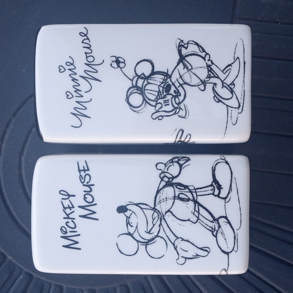 Mickey and Minnie Mouse Salt and Pepper Shakers